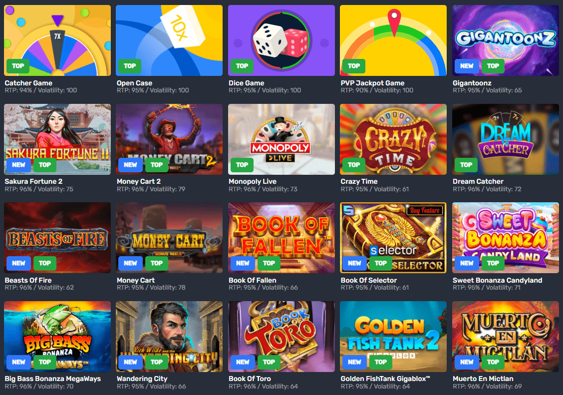 ігри у казино Селектор ігри у казино Селектор